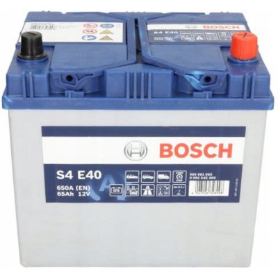 Bosch S4 12V 65Ah 650A 0 092 S4E 400 – Zboží Mobilmania
