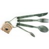 Outdoorový příbor Kupilka Cutlery Set, sada 4 KCUTK0 black - černý kempinkový příbor