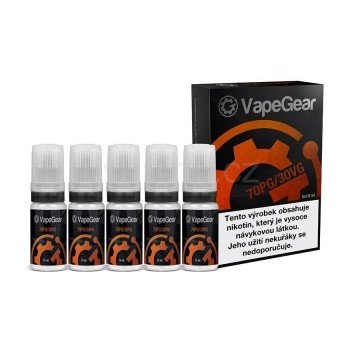 VapeGear Nikotinová prémiová báze PG70/VG30 5x10ml 12mg