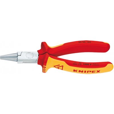KNIPEX Kleště s kulatými čelistmi 160 mm, izolované 1000 v, knipex 2206160 – Zboží Dáma
