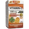 Vitamín a minerál JutaVit Vitamin C 500 mg žvýkací tablety s vitamínem D3 a extraktem ze šípků se sladidly s příchutí pomeranče 100 ks