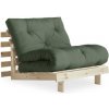 Lenoška Karup Root raw bezbarvé futon olive green 756