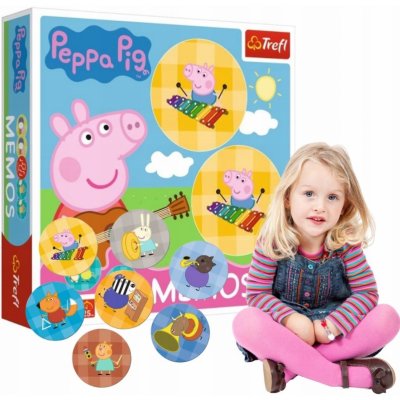 Trefl Puzzle a pexeso: Prasátko Peppa – Zboží Dáma