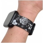 Drakero Silikonový pásek na hodinky noční růže 20 mm PRCZ-4337 – Zboží Mobilmania