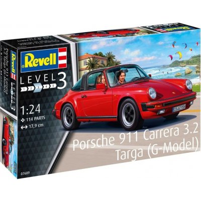 Revell Porsche 911 Targa G-Model Plastic ModelKit auto 07689 1:24 – Zboží Mobilmania
