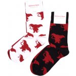 Merch hravé sloní ponožky Růžový Slon 3 ks L – Zboží Dáma