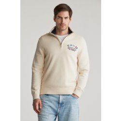 Gant Nautical Flags Half Zip Cream