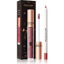 Makeup Revolution London Fantasy Lip Kit odstín Fire lesk na rty Fantasy Lip Gloss 3 ml + konturovací tužka na rty Fantasy Lip Liner 1 g Fire dárková sada