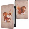 Pouzdro na čtečku knih KW Mobile Cute Squirrel KW2582453 pro Amazon Kindle Paperwhite 1/2/3 vícebarevné