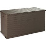 Aldotrade box Rattan 420l Hnědá – Zboží Dáma