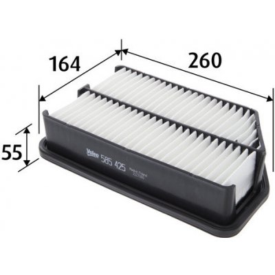 Vzduchový filtr VALEO 585425 – Hledejceny.cz