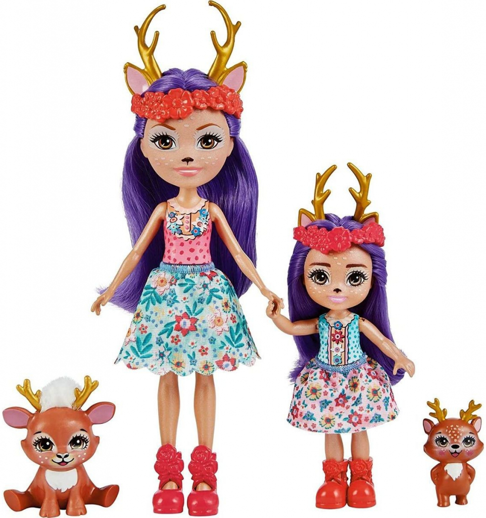 Mattel ENCHANTIMALS s mladší sestrou Danessa Deer