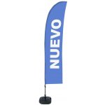 Jansen Display Beach Flag Budget Wind Complete Set New Blue Spanish ECO, 1010 x 4305 mm – Zboží Živě