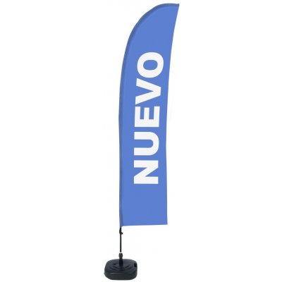 Jansen Display Beach Flag Budget Wind Complete Set New Blue Spanish ECO, 1010 x 4305 mm – Zboží Živě