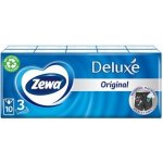 Zewa deluxe papírové kapesníčky 3-vrstvé 10 x 10 ks – Zboží Dáma