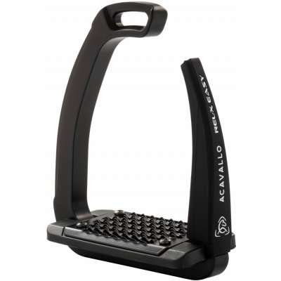Bezpečnostní třmeny Acavallo Rel-X 180 Easy Total Black – Zboží Dáma