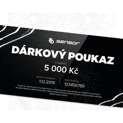 Dárkový poukaz na 5 000 Kč – Zboží Dáma