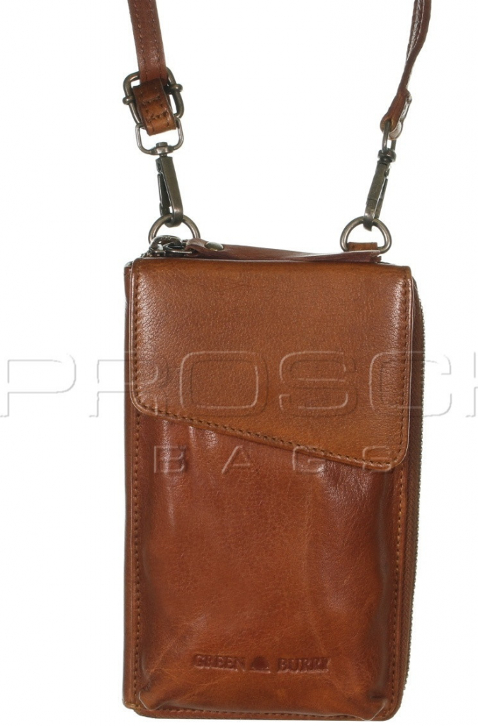 Greenburry kožená peněženka/ taška na mobil 2951-24