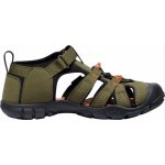 Keen Seacamp II Cnx Youth dark olive/gold flame – Sleviste.cz