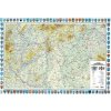Nástěnné mapy Topo Map Maďarsko - obecně zeměpisná nástěnná mapa s erby 122 x 85 cm Varianta: bez rámu v tubusu, Provedení: laminovaná mapa v lištách