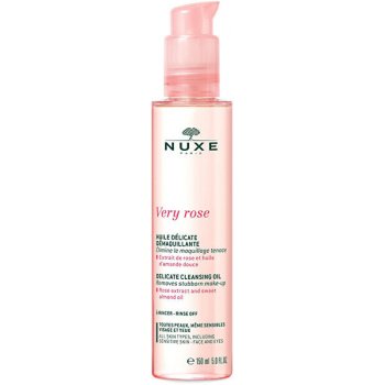 Nuxe Very Rose jemný čisticí olej na obličej a oči 150 ml