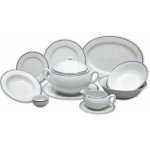 Thun OPAL svatební modrá Jídelní souprava krajka 25 dílná – Zboží Mobilmania