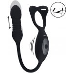 Levelz Vibrating and Thrusting stimulátor prostaty a perinea s erekčním kroužkem – Sleviste.cz