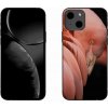 Pouzdro a kryt na mobilní telefon Apple mmCase Gelové iPhone 13 6.1 - plameňák 3