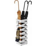 Songmics Kovový stojan na deštníky Loft White, 49x15,5 cm – Zboží Dáma
