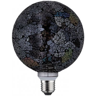 Paulmann E27 LED globe 5W Miracle Mosaic černá – Hledejceny.cz