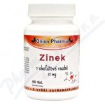 Unios Pharma Zinek s vysokou vstřebatelností 90 tablet – Hledejceny.cz