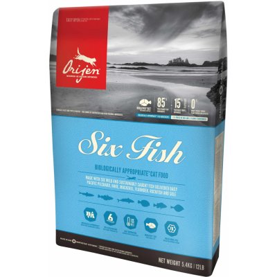 Orijen Six Fish Adult Na ryby 5,4 kg – Hledejceny.cz