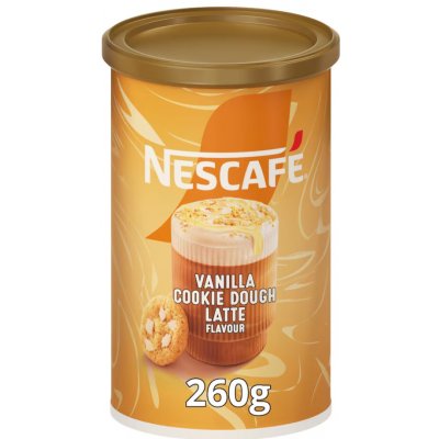 Nescafé instantní latte s příchutí vanilkového sušenkového těsta 260 g – Hledejceny.cz