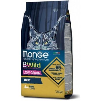 Monge BWILD Cat Zajíc Adult 1,5 kg