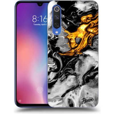 Pouzdro Picasee silikonové Xiaomi Mi 9 SE - Black Gold 2 černé – Zbozi.Blesk.cz