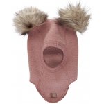 MIKK LINE Merino kukla dětská s bambulkami růžová Burlwood Mikk Line – Zboží Dáma