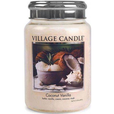 Village Candle Coconut Vanilla 602 g – Zboží Mobilmania