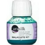 Darwi Barva na hedvábí Arasilk 50 ml 621 Malachite – Zboží Dáma