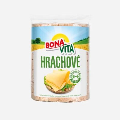BonaVita Celozrnné hrachové chlebíčky s mořskou solí 100 g – Hledejceny.cz