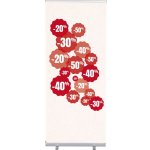 Jansen Display Set Roll-baneru Budget s vytištěným motivem, Sleva, 870 x 2080 mm – Sleviste.cz