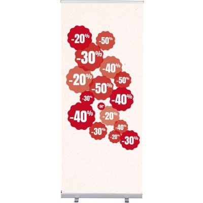 Jansen Display Set Roll-baneru Budget s vytištěným motivem, Sleva, 870 x 2080 mm – Sleviste.cz