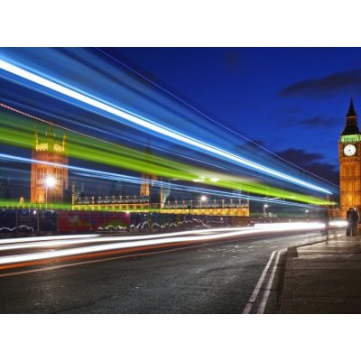 WEBLUX 3018109 Fototapeta papír traffic through london přes Londýn rozměry 360 x 266 cm – Hledejceny.cz