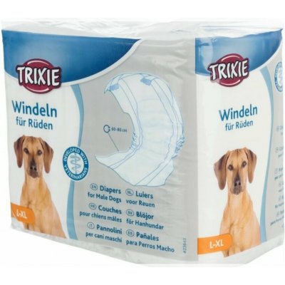 Trixie Papírové pleny pro psy L-XL 60-80 cm 12 ks – Zboží Dáma