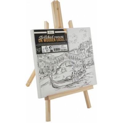 Grafix Malování na plátno 30x22,5 cm dřevěný stojan gondola – Hledejceny.cz