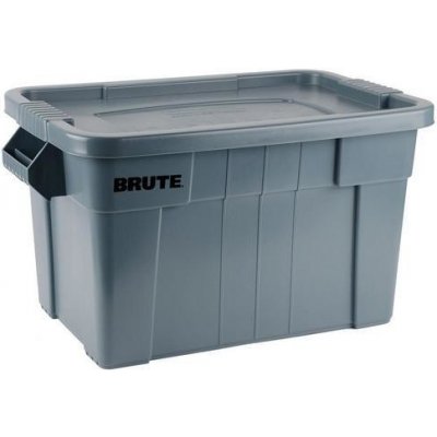 Brute Plastový odolný úložný box s víkem šedý 75 l