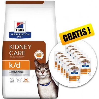 Hill's Prescription Diet K/D Dry Kuře 8 kg – Zboží Mobilmania