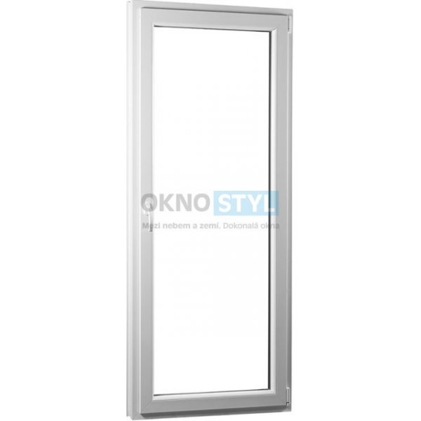 Venkovní dveře Oknostyl PREMIUM Jednokřídlé balkónové dveře , pravé 800 x 2080 mm, Bílá