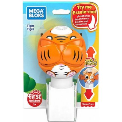 Mega Bloks Peek a Blocks zvířátko tiger – Zboží Dáma
