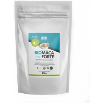 Kiwu Wuki Bio Maca peruánská Forte prášek 250 g Koncentrát 4:1