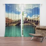 Sablio Závěs Ponte di Rialto: 2ks 140x250cm – Hledejceny.cz